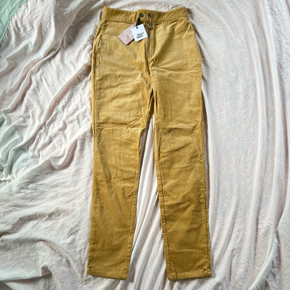 Tiger Mist Corduroy Mustard Pants